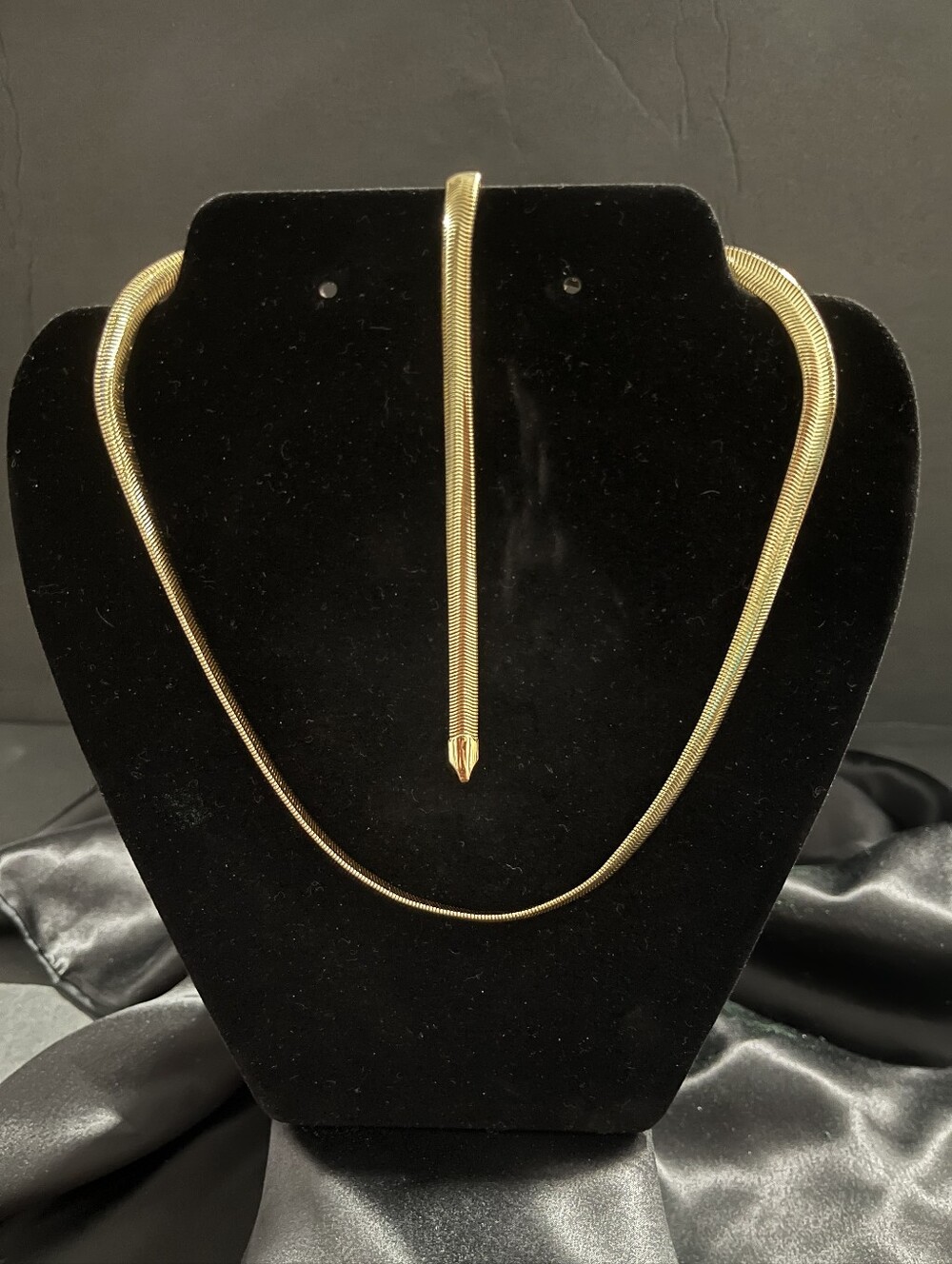 Classic Gold Filled Herringbone Necklace and Bracelet Set-17"/7.5